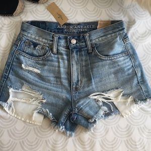 NWT American Eagle high waist jean shorts